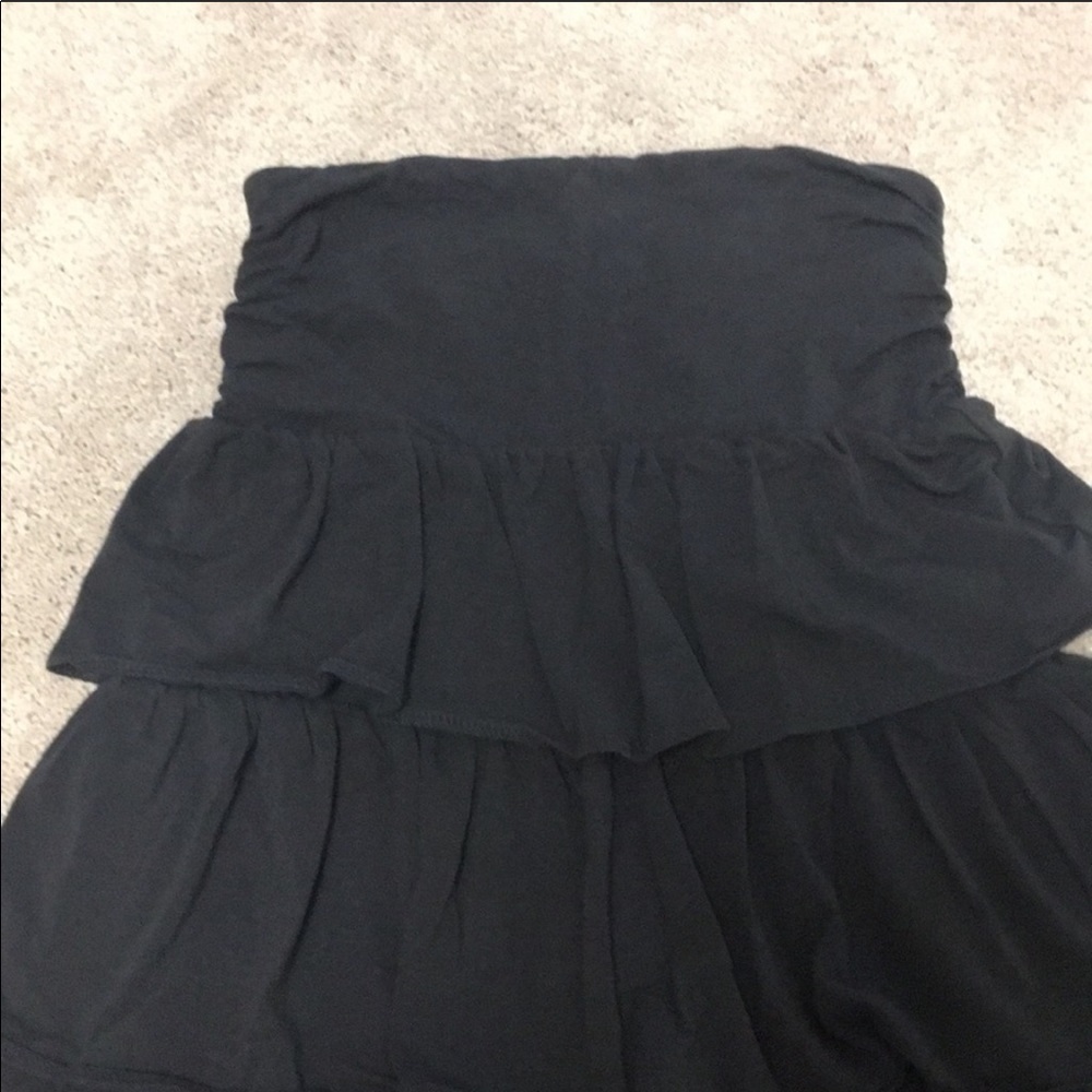 J.Crew Tiered Ruffle Strapless Dress - Picture 4 of 4